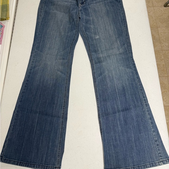 White House Black Market Denim - White House Black Market Blue Flare Jeans